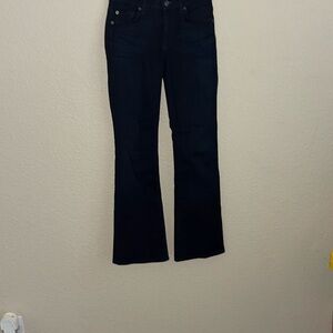7 For All Mankind Black Flare Jeans